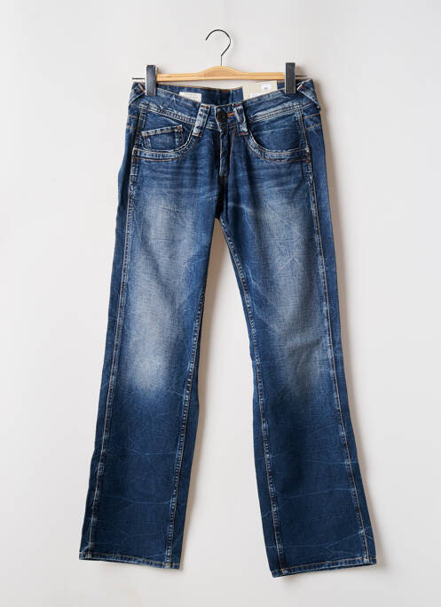 Jeans coupe droite poches bleu PEPE JEANS femme