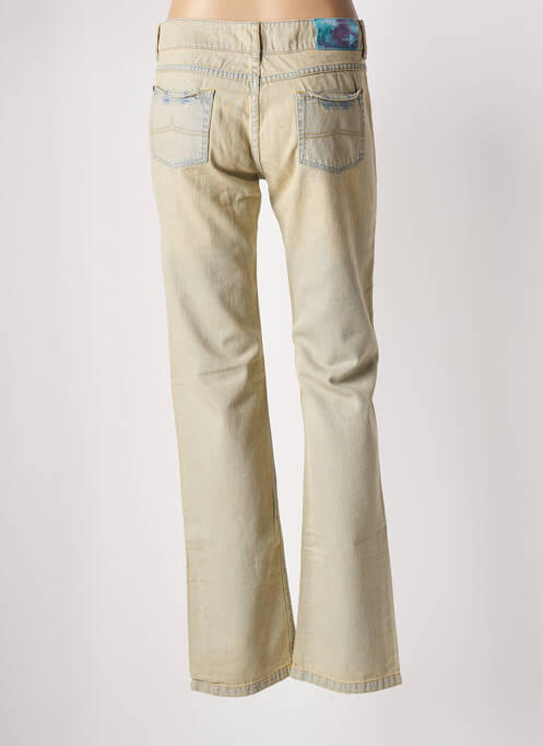 Jeans coupe droite beige IKKS pour femme