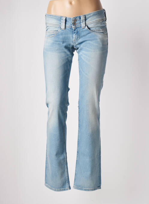Jeans coupe droite bleu PEPE JEANS pour femme