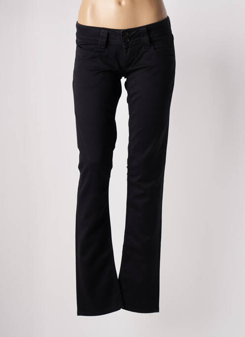 Pantalon droit noir PEPE JEANS pour femme