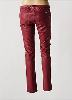 Pantalon slim taille basse taille basse rouge STREET ONE femme