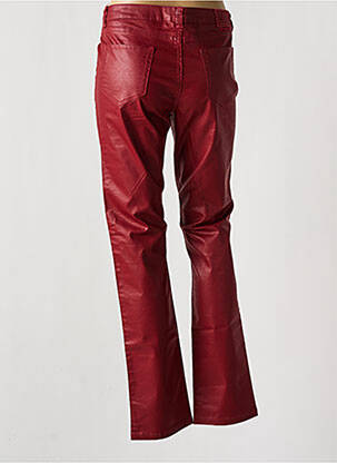 Pantalon droit stretch taille normale rouge LITTLE MARCEL femme