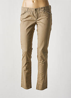 Pantalon slim taille basse taille basse marron KOCCA femme