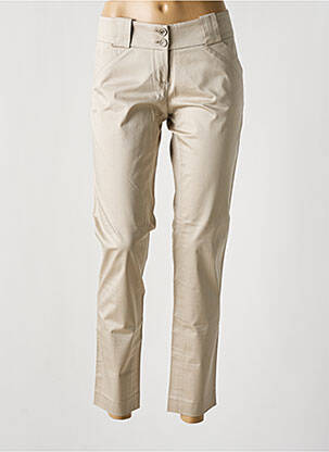 Pantalon chino taille basse taille basse beige KOCCA femme