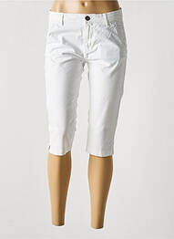 Corsaire tissage popeline taille basse blanc PEPE JEANS femme