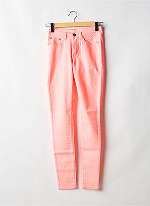 Pantalon slim taille haute taille haute rose VILA femme