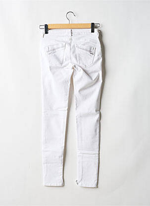 Jeans skinny stretch taille basse blanc KOCCA femme