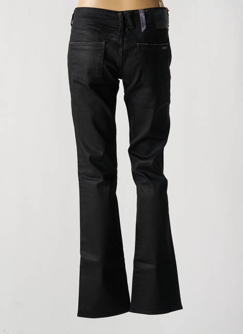 Pantalon flare stretch taille basse noir LE TEMPS DES CERISES femme