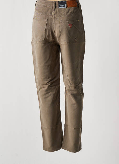 Jean coupe Mom marron GUESS pour femme