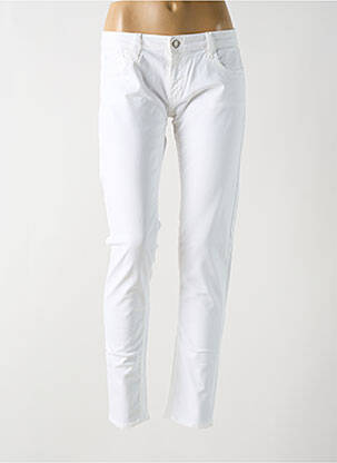 Pantalon slim taille basse taille basse beige LE TEMPS DES CERISES femme