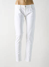 Pantalon slim taille basse taille basse beige LE TEMPS DES CERISES femme