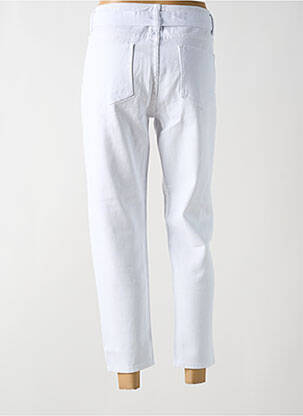 Jean coupe mom poches taille haute blanc MOLLY BRACKEN femme
