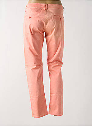 Pantalon chino tissage popeline taille normale orange LE TEMPS DES CERISES femme
