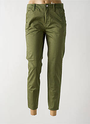 Pantalon chino tissage popeline taille normale vert G STAR femme
