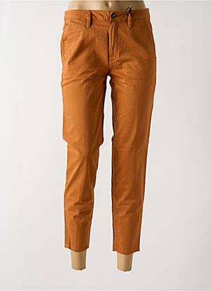 Pantalon chino tissage popeline taille normale orange G STAR femme