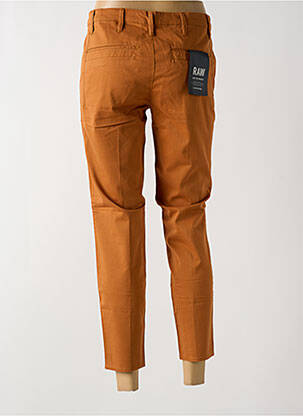 Pantalon chino tissage popeline taille normale orange G STAR femme