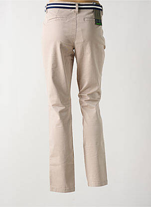 Pantalon chino taille basse taille basse beige STREET ONE femme