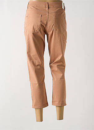 Pantalon 7/8 tissage popeline taille normale rose SCHOOL RAG femme