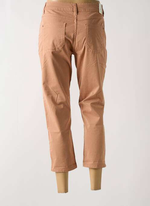 Pantalon 7/8 tissage popeline taille normale rose SCHOOL RAG femme