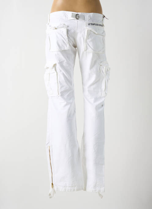 Pantalon cargo blanc LE TEMPS DES CERISES pour femme
