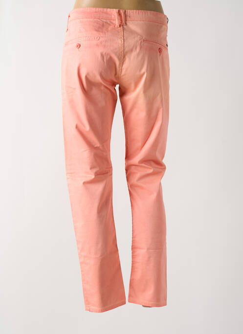 Pantalon chino orange LE TEMPS DES CERISES pour femme