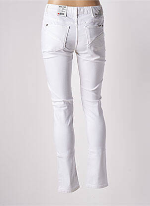 Jeans coupe slim stretch taille normale blanc GARCIA femme
