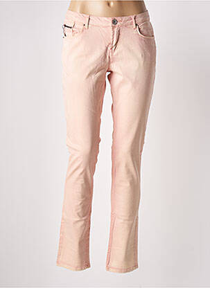 Jeans coupe slim taille basse taille basse rose GARCIA femme