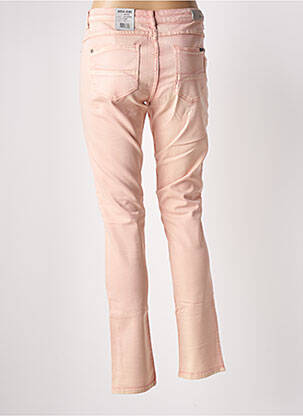 Jeans coupe slim stretch taille basse rose GARCIA femme