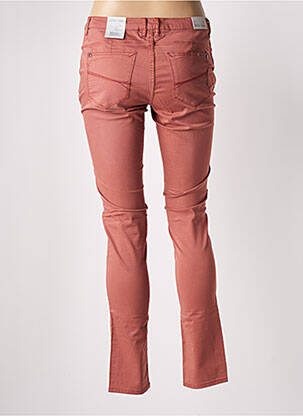 Pantalon slim tissage popeline taille normale orange GARCIA femme