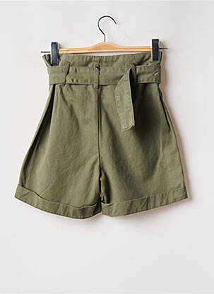 Short taille à pinces taille haute vert LIU JO femme