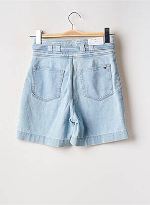 Short tissage denim taille haute bleu TOMMY HILFIGER femme