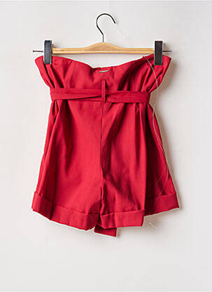 Short coupe fluide taille haute rouge LIU JO femme