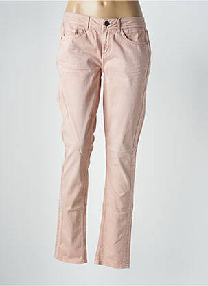 Jeans coupe slim stretch taille normale rose STREET ONE femme
