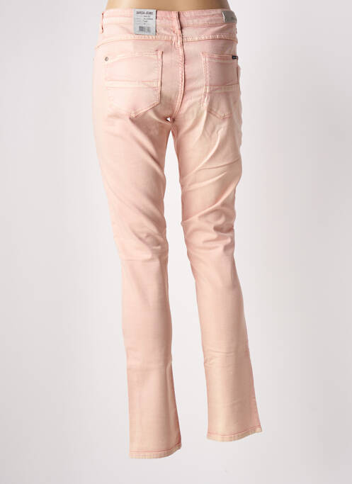 Jeans coupe slim taille basse taille basse rose GARCIA femme