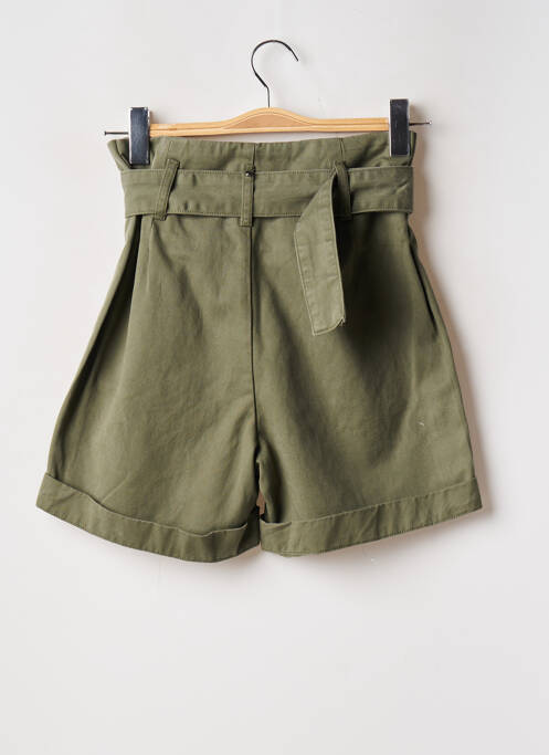 Short taille à pinces taille haute vert LIU JO femme