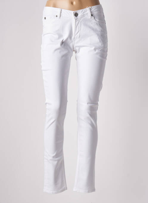 Jeans coupe slim blanc GARCIA pour femme