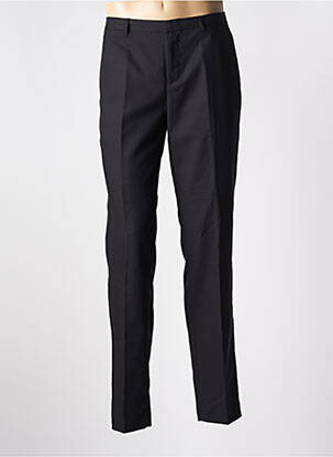 Pantalon chino fermeture zippée sous rabat avec crochet taille normale noir GAUDI homme