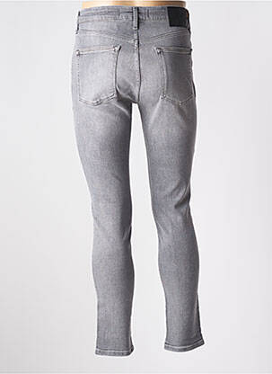 Jeans skinny stretch taille normale gris SUPERDRY homme