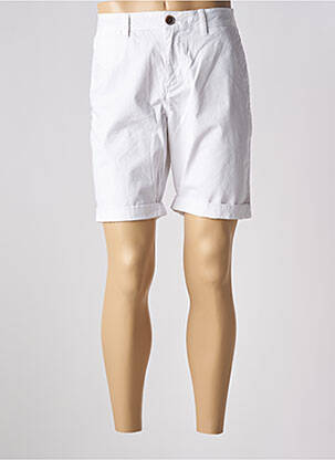 Bermuda taille à pinces taille normale blanc SUPERDRY homme