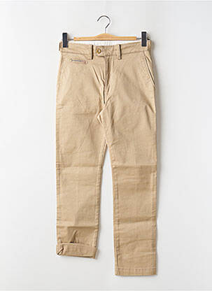 Pantalon chino tissage popeline taille normale beige DIESEL homme