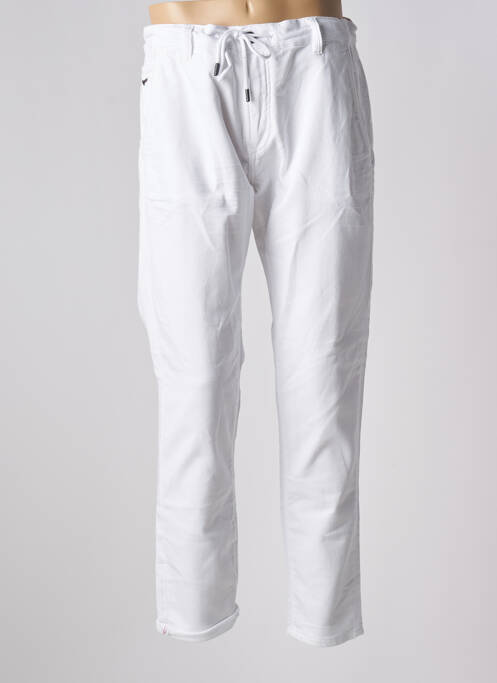 Jeans coupe slim poches taille normale blanc KAPORAL homme