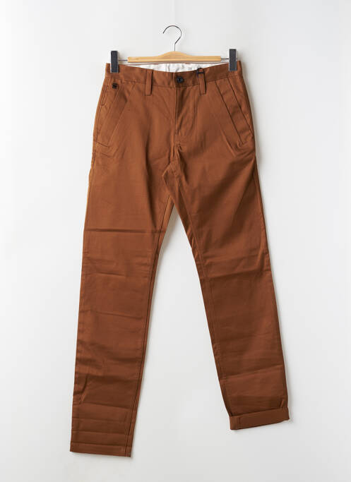 Pantalon chino marron G STAR pour homme