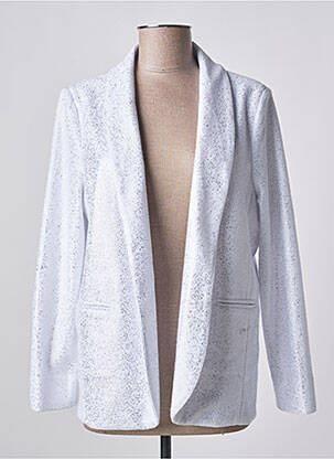 Blazer col châle blanc MOLLY BRACKEN femme