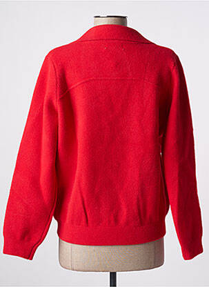 Veste casual col tailleur rouge MOLLY BRACKEN femme