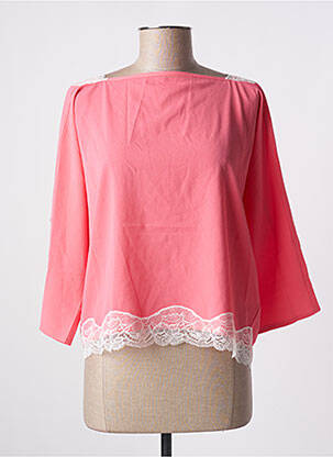 Blouse manches 3/4 manches 3/4 rose MOLLY BRACKEN femme