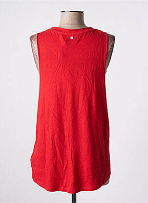 Débardeur stretch sans manche rouge ELEVEN PARIS femme