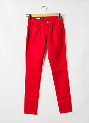 Jegging poches taille ajustable rouge PEPE JEANS fille