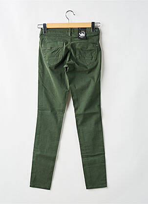 Pantalon slim taille basse taille ajustable vert PEPE JEANS fille