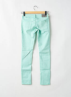 Jeans coupe slim taille basse taille ajustable bleu LE TEMPS DES CERISES fille
