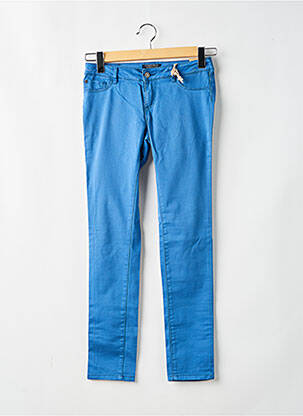 Pantalon slim taille basse taille ajustable bleu SCOTCH R'BELLE fille